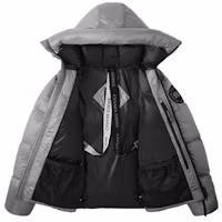 Lookbook Canada Goose Crofton 黑標灰色輕量防水羽絨外套 男女款 2252MB-444