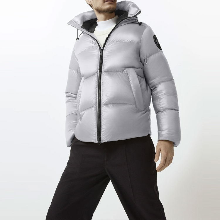 Canada Goose Crofton Black Label Lightweight Waterproof Down Hoodie Silver Birch Unisex. 2252MB-200 圖 4