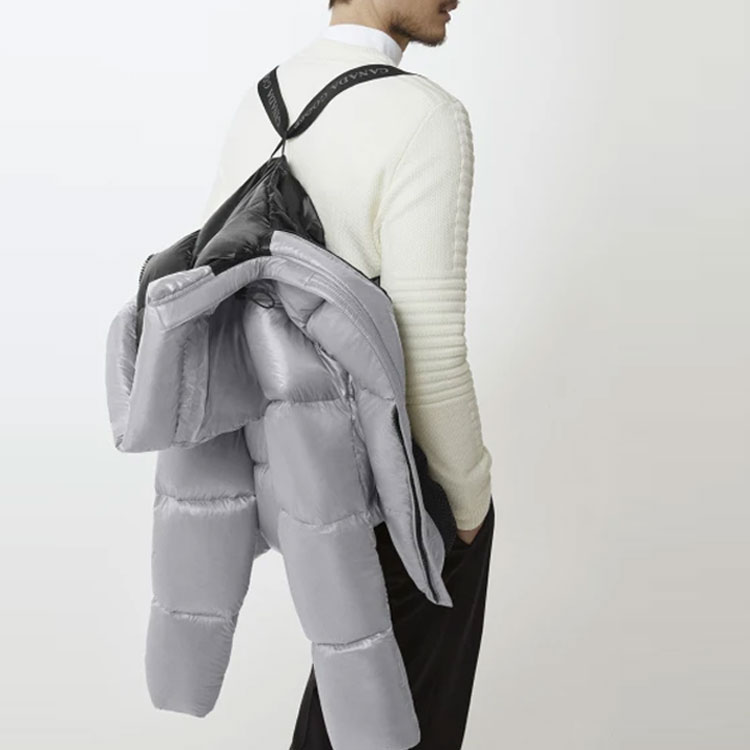 Canada Goose Crofton Black Label Lightweight Waterproof Down Hoodie Silver Birch Unisex. 2252MB-200 圖 6