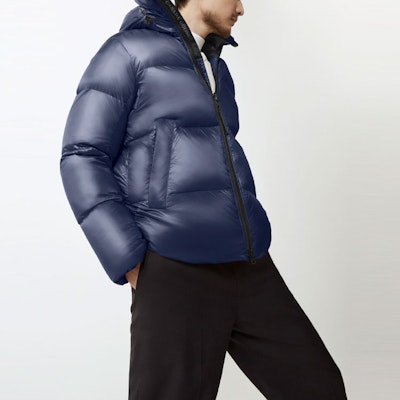 カナダグース クロフトン ブラックラベル ショート ダウンジャケット ブルー ユニセックス 2252MB-63 Purchase カナダグース クロフトン ブラックラベル ショート ダウンジャケット ブルー ユニセックス 2252MB-63