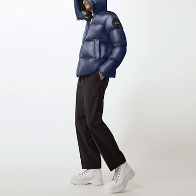 カナダグース クロフトン ブラックラベル ショート ダウンジャケット ブルー ユニセックス 2252MB-63 Details for カナダグース クロフトン ブラックラベル ショート ダウンジャケット ブルー ユニセックス 2252MB-63