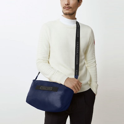 カナダグース クロフトン ブラックラベル ショート ダウンジャケット ブルー ユニセックス 2252MB-63 1