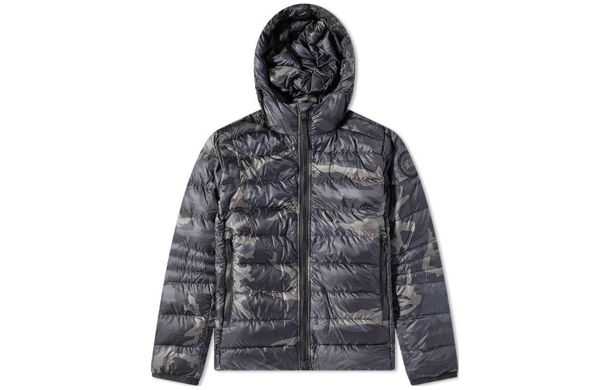 Canada Goose Crofton Full-Print Zip Hoodie Jacket Men’s Grey 2227MBP-510