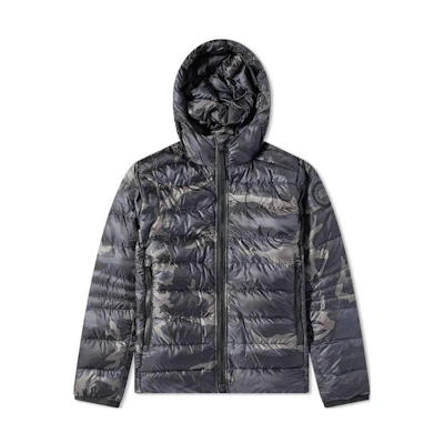 Canada Goose Crofton Full-Print Zip Hoodie Jacket Men’s Grey 2227MBP-510
