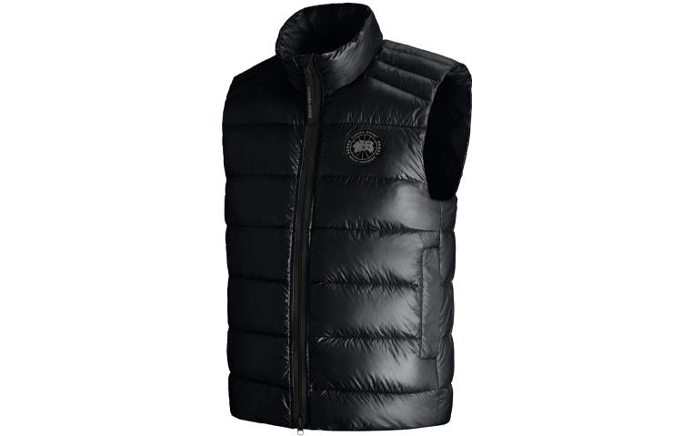 Shop Rompi Canada Goose Crofton FW21 Black Label Lightweight Down Unisex - Hitam 2229MB-61