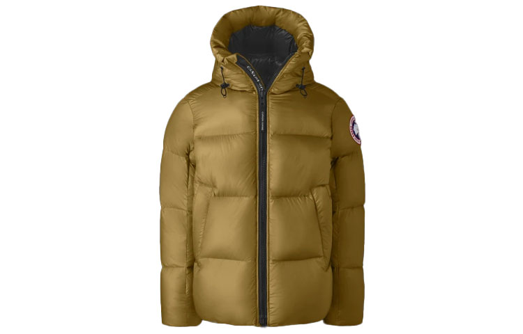 Order Chaqueta Unisex Canada Goose Crofton FW21 Ligera Roja Insignia Dorada. 2252M-219