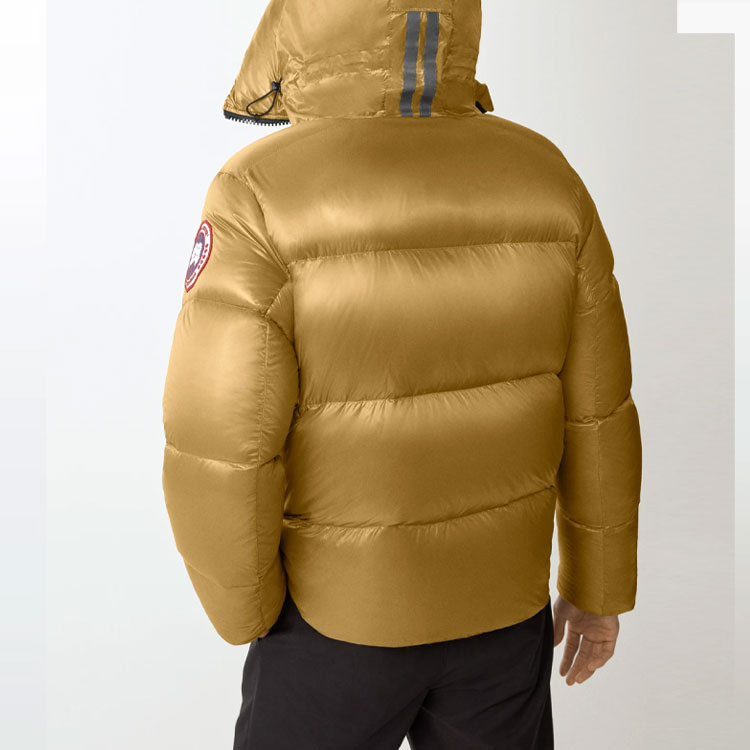 Details for Chaqueta Unisex Canada Goose Crofton FW21 Ligera Roja Insignia Dorada. 2252M-219
