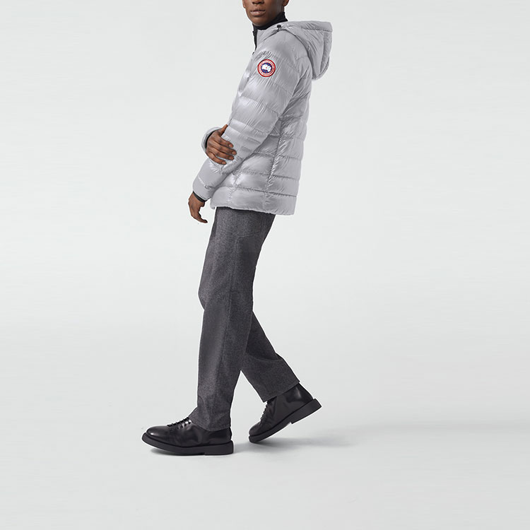 Shop 캐나다구스 크로프톤 FW21 경량 실버 패딩 재킷 유니섹스 겨울용. 2227M-200
