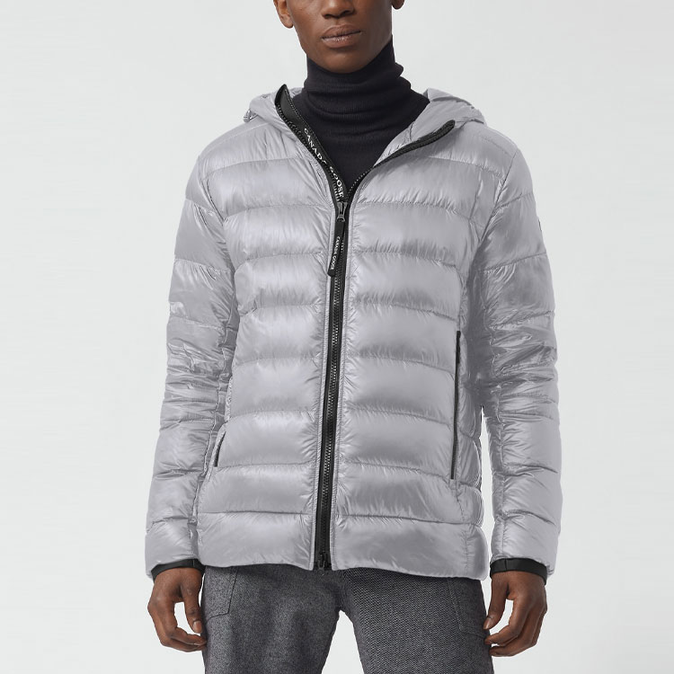 Sizing 캐나다구스 크로프톤 FW21 경량 실버 패딩 재킷 유니섹스 겨울용. 2227M-200