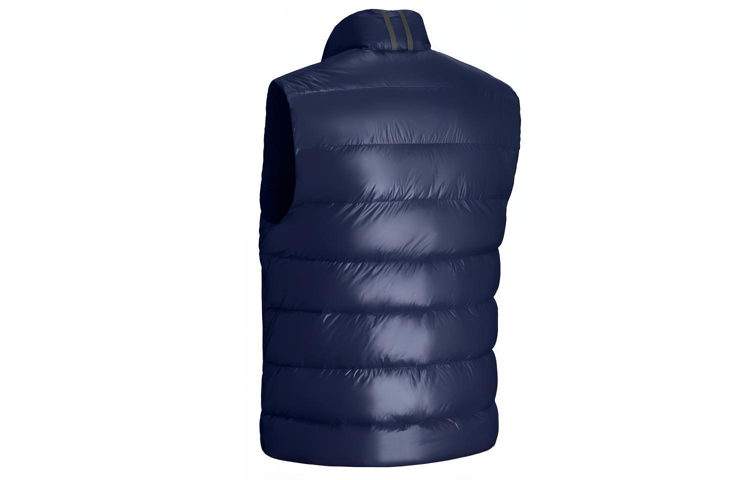 Lookbook Canada Goose Crofton FW21 Rompi Down Navy Unisex Ringan & Tahan Air 2229M-63