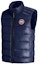 Shop Canada Goose Crofton FW21 Rompi Down Navy Unisex Ringan & Tahan Air 2229M-63