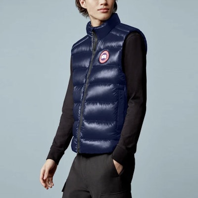 Canada Goose Crofton FW21 Rompi Down Navy Unisex Ringan & Tahan Air 2229M-63 Details for Canada Goose Crofton FW21 Rompi Down Navy Unisex Ringan & Tahan Air 2229M-63