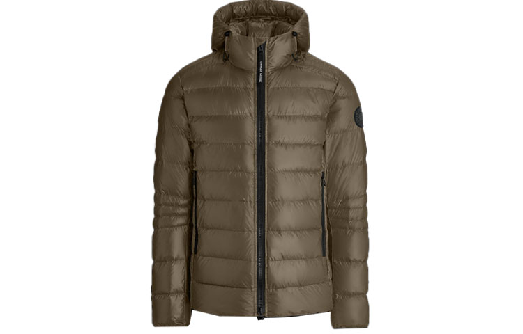 Buy Canada Goose Crofton FW22 Black Label Hooded Puffer Jacket Mens Nomad Khaki. 2227MB-255