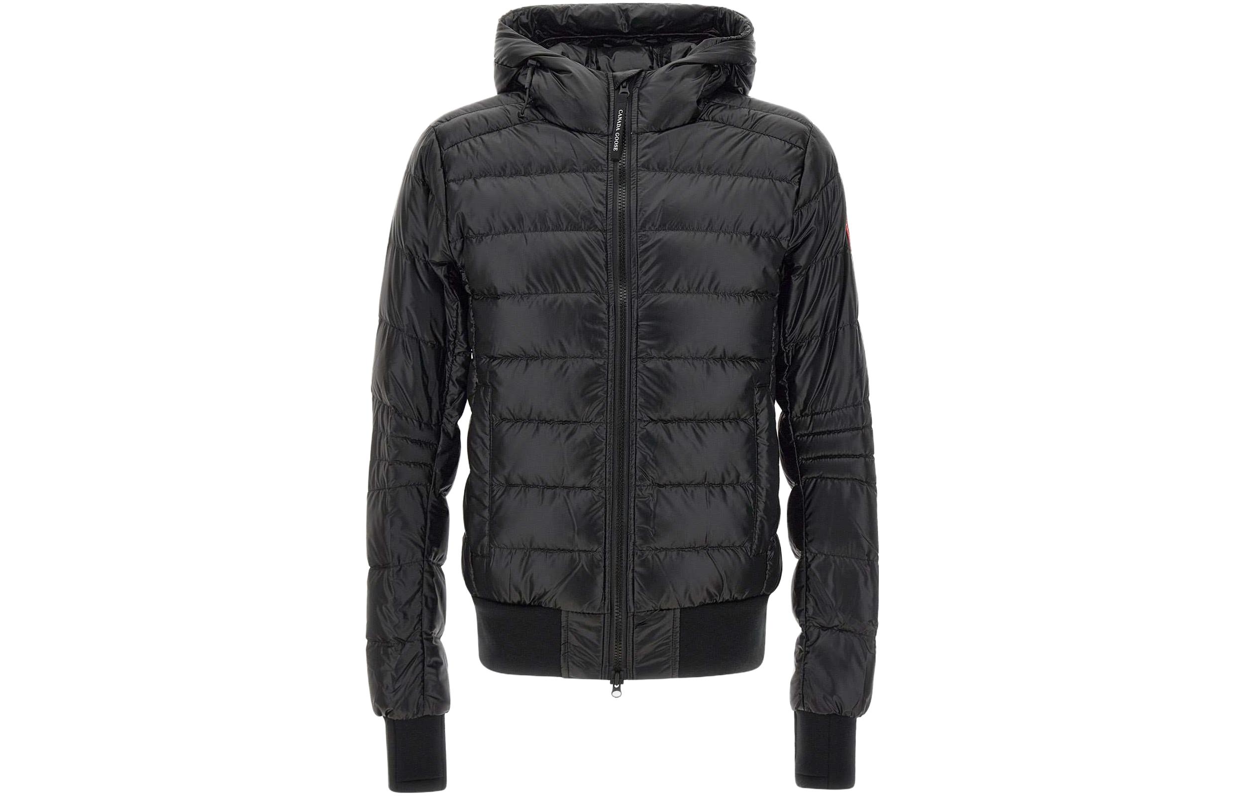 Canada Goose Crofton Hooded Lightweight Puffer Jacket Black Mens 2251M4-761