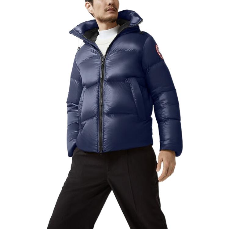 Canada Goose Crofton Hoodie Navy Blue Lightweight Waterproof Down Jacket Unisex. 2252M-63 圖 4