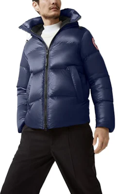 Canada Goose Crofton Hoodie Navy Blue Lightweight Waterproof Down Jacket Unisex. 2252M-63 Shop Canada Goose Crofton Hoodie Navy Blue Lightweight Waterproof Down Jacket Unisex. 2252M-63