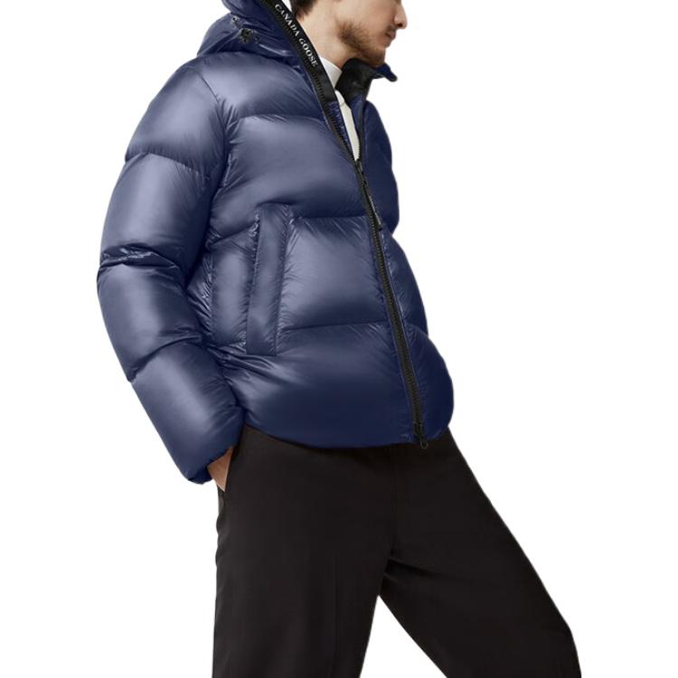Canada Goose Crofton Hoodie Navy Blue Lightweight Waterproof Down Jacket Unisex. 2252M-63 圖 6