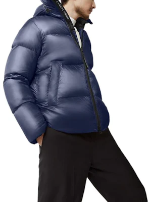 Canada Goose Crofton Hoodie Navy Blue Lightweight Waterproof Down Jacket Unisex. 2252M-63 Details for Canada Goose Crofton Hoodie Navy Blue Lightweight Waterproof Down Jacket Unisex. 2252M-63