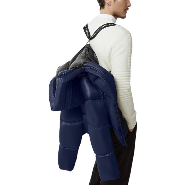 Canada Goose Crofton Hoodie Navy Blue Lightweight Waterproof Down Jacket Unisex. 2252M-63 圖 7