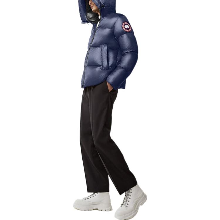 Canada Goose Crofton Hoodie Navy Blue Lightweight Waterproof Down Jacket Unisex. 2252M-63 圖 8