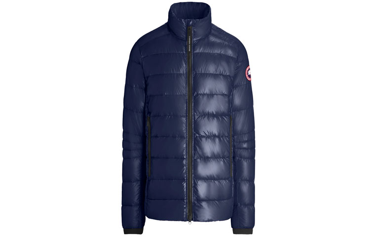 Canada Goose Crofton Lightweight Puffer Jacket Unisex - Navy Blue Winter Coat. 2228M-63