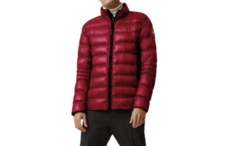 Order カナダグース クロフトン メンズ軽量レッドダウンジャケット 防風・防水仕様 2228M-447