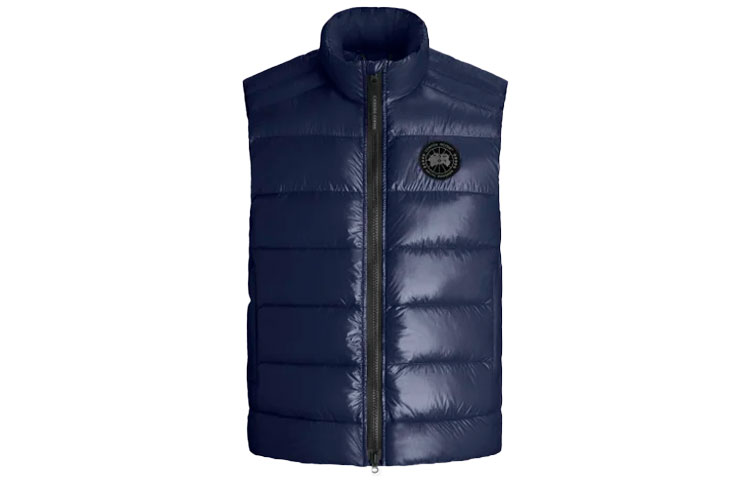 Canada Goose Crofton Logo Lightweight Waterproof Down Vest Blue Unisex 2229MB-63