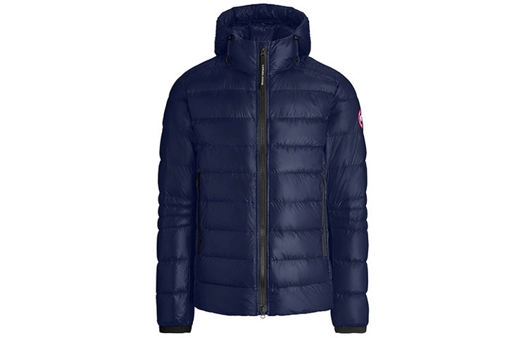 Canada Goose Crofton Red Label Lightweight Hooded Puffer Jacket Navy Unisex Winter. 2227M-63