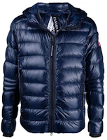 Lookbook Canada Goose Crofton Red Label Lightweight Hooded Puffer Jacket Navy Unisex Winter. 2227M-63