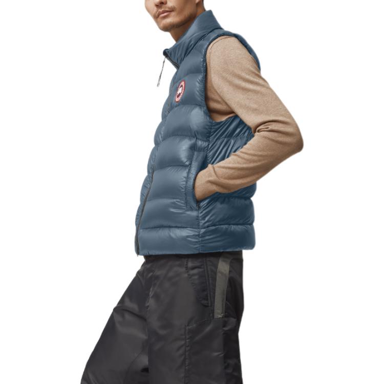 Shop Rompi Ultra Ringan Canada Goose Crofton Red Label Unisex - Super Oxygen Blue. 2229M-222