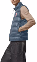 Shop Canada Goose Crofton 紅標超輕羽絨背心中性款-超氧藍 2229M-222