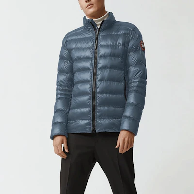 加拿大鹅 Crofton SS22 浅蓝色羽绒服 男女同款防风羽绒夹克. 2228M-222 Sizing 加拿大鹅 Crofton SS22 浅蓝色羽绒服 男女同款防风羽绒夹克. 2228M-222
