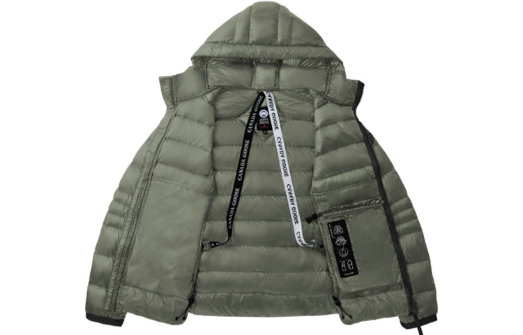 Canada Goose Crofton SS23 Green Lightweight Hooded Puffer Jacket Unisex. 2227M-852 圖 3