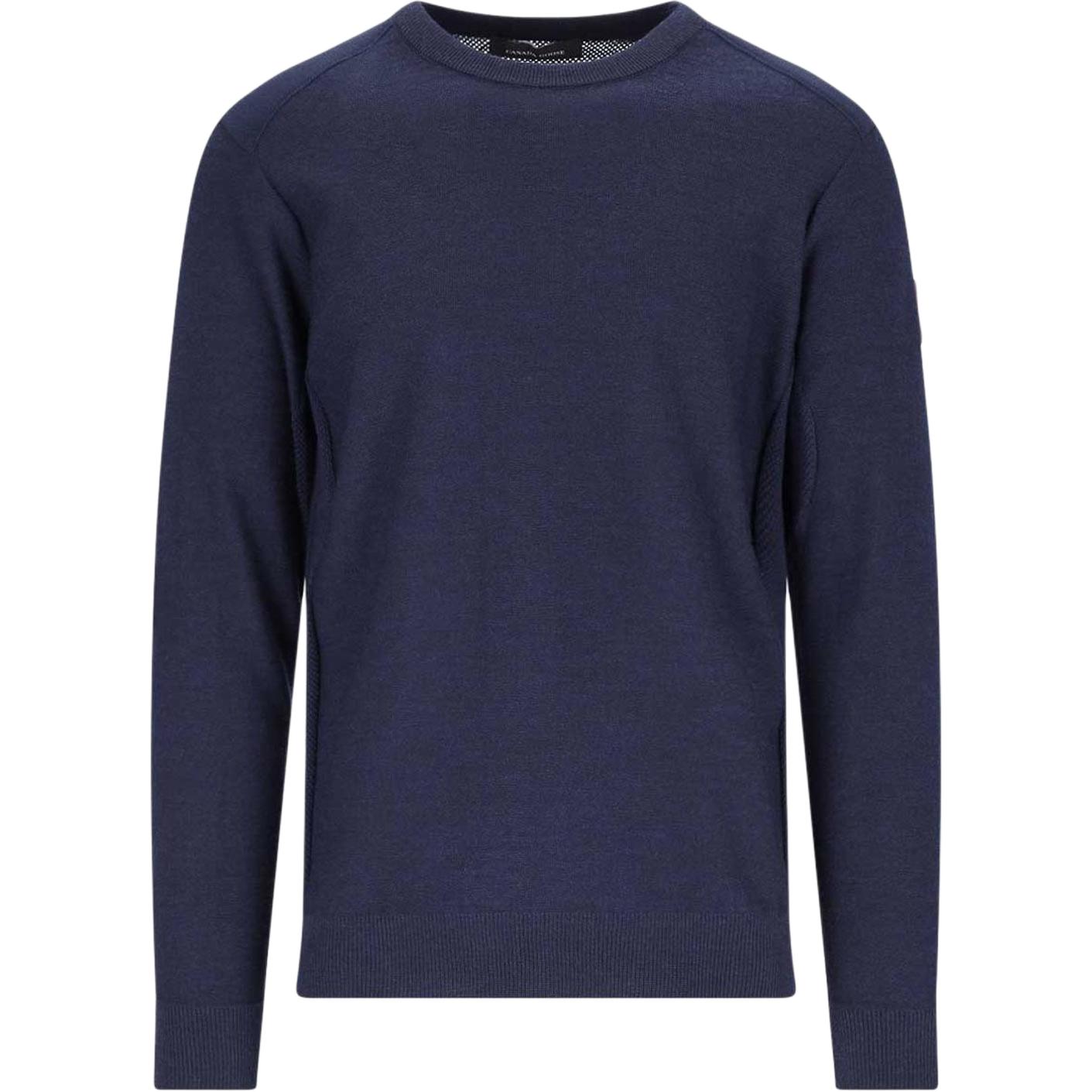 Canada Goose Dartmouth Solid Logo Ribbed Wool Sweater Pullover for Men 7001M-67