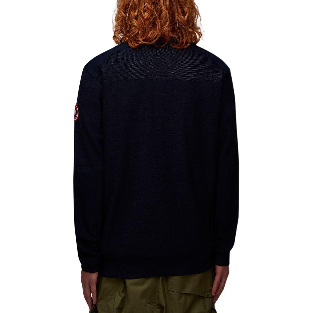 Shop 加拿大鹅Dartmouth男士标志性羊毛针织毛衣套头衫 7001M-67