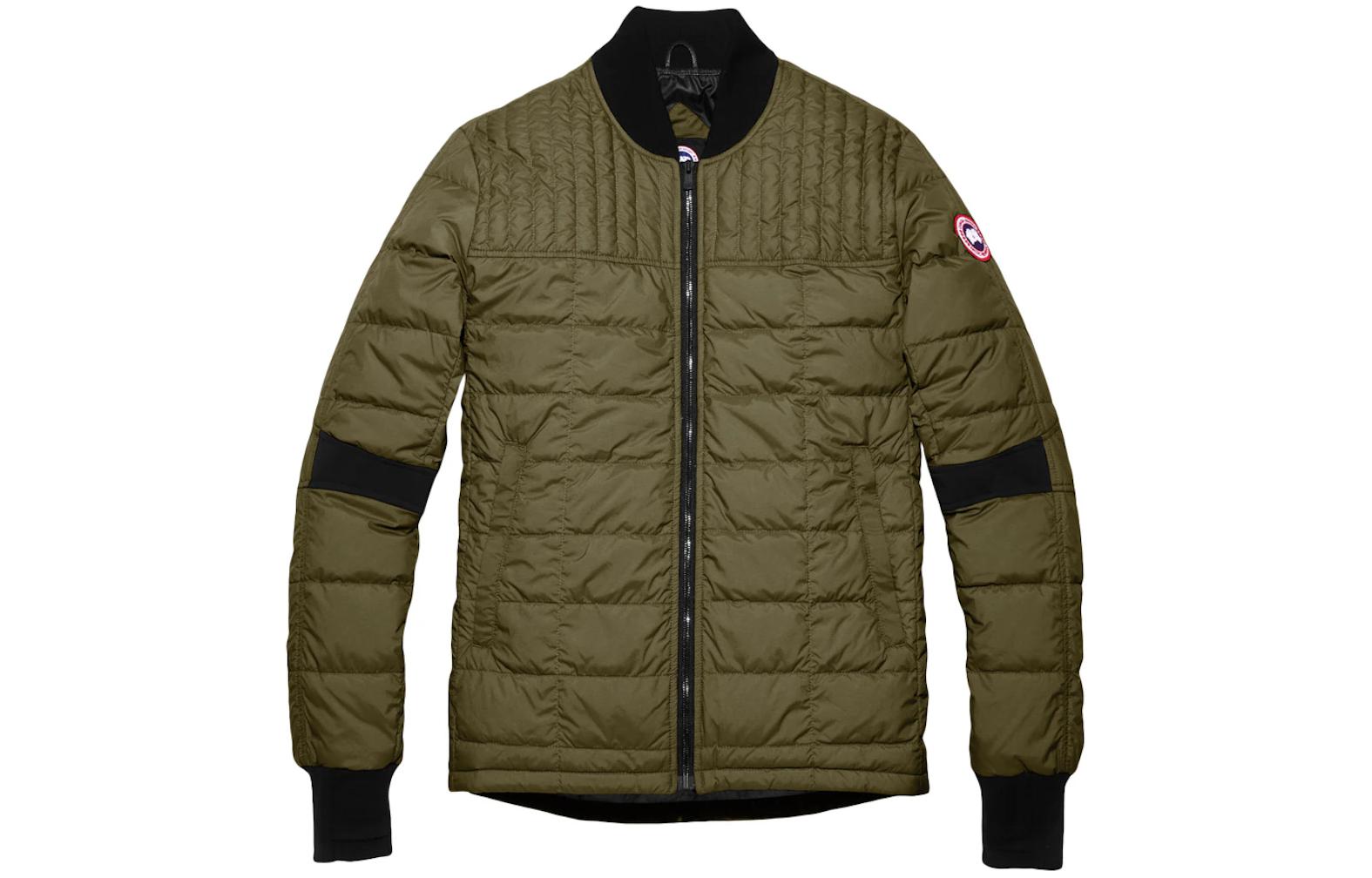 Canada Goose Dunham Solid Color Zip-Up Jacket Men’s Green 2210M-49