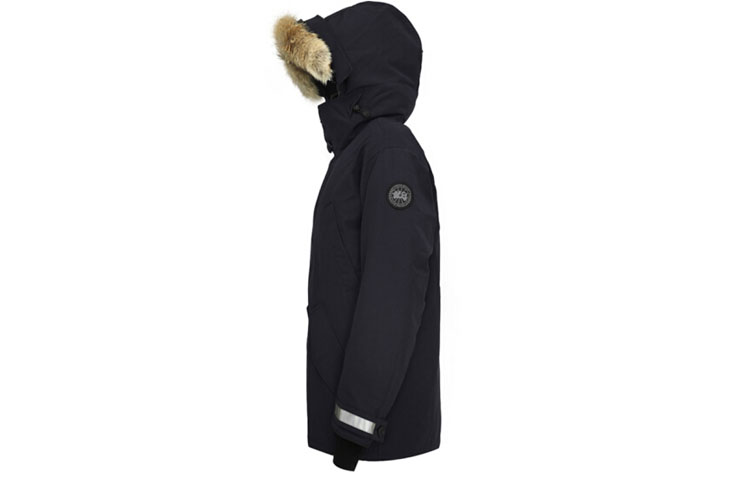 Canada Goose Edgewood Black Label Windproof Hooded Down Jacket Unisex Navy 3408MB-67 圖 3
