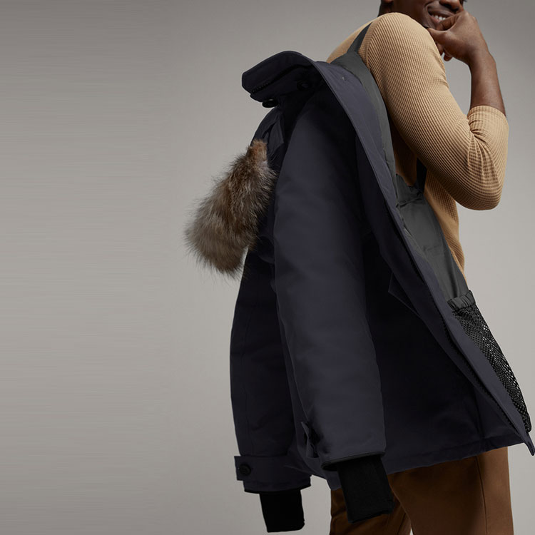 Canada Goose Edgewood Black Label Windproof Hooded Down Jacket Unisex Navy 3408MB-67 圖 8