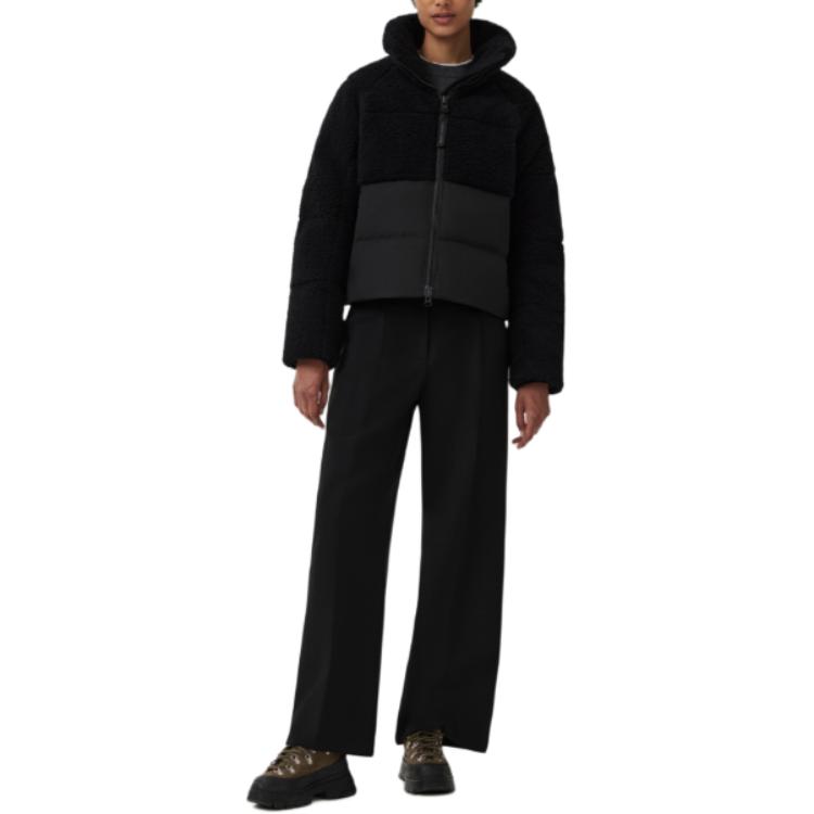 Lookbook Canada Goose Elora 黑標女款短版立領羽絨外套 黑色 2609WB-61