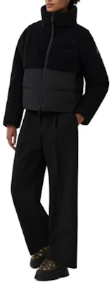 Canada Goose Elora 黑標女款短版立領羽絨外套 黑色 2609WB-61 Shop Canada Goose Elora 黑標女款短版立領羽絨外套 黑色 2609WB-61