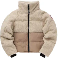 Canada Goose Elora FW24 Short Down Jacket Womens Beige Brown 2609W-1684 Canada Goose Elora FW24 Short Down Jacket Womens Beige Brown 2609W-1684
