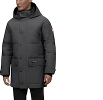 Canada Goose Emory Mid-Length Hooded Down Jacket Graphite Color. 2580MT-66 Canada Goose Emory Mid-Length Hooded Down Jacket Graphite Color. 2580MT-66