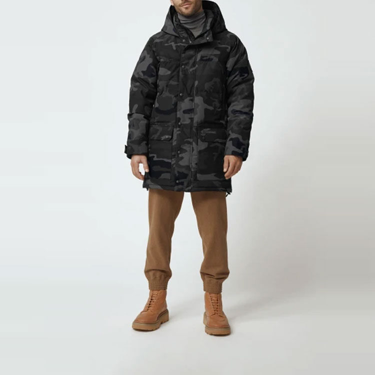 Canada Goose Emory FW21 Black Label Detachable Fur Parka - Black Camo. 2580MBP-510 圖 3