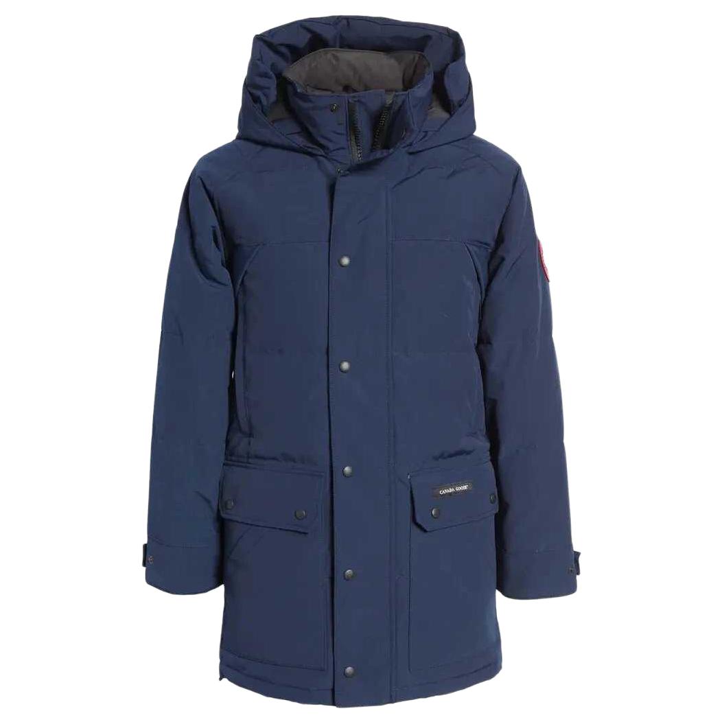 Canada Goose Emory Mid-Length Down Parka Jacket Navy Blue 2580MT-67