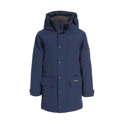 Canada Goose Emory Mid-Length Down Parka Jacket Navy Blue 2580MT-67