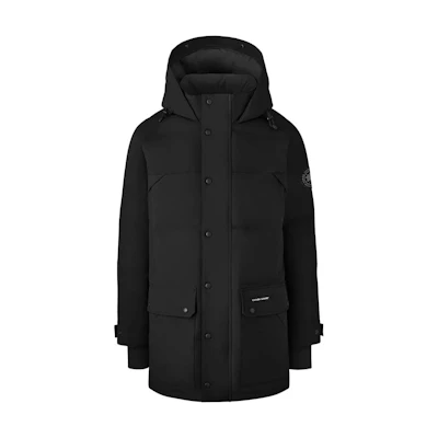 Canada Goose EMORY Red Label Black Hooded Parka Jacket 2580MT-61