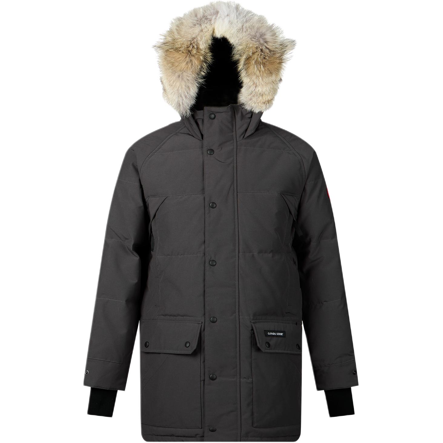 Canada Goose Emory Red Label Parka Mid-Length Down Jacket Unisex Graphite 2580M-66