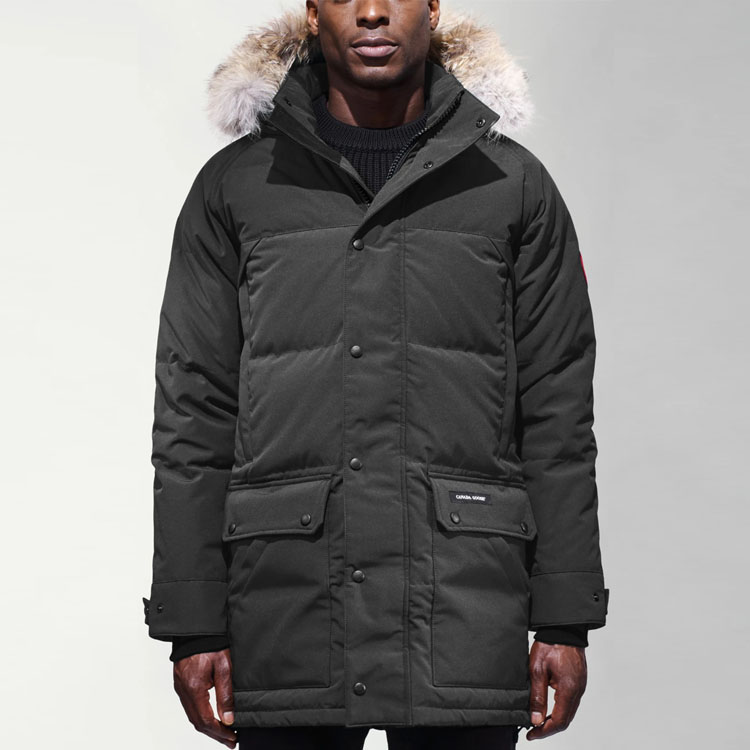 Canada Goose Emory Red Label Parka Mid-Length Down Jacket Unisex Graphite 2580M-66 圖 6
