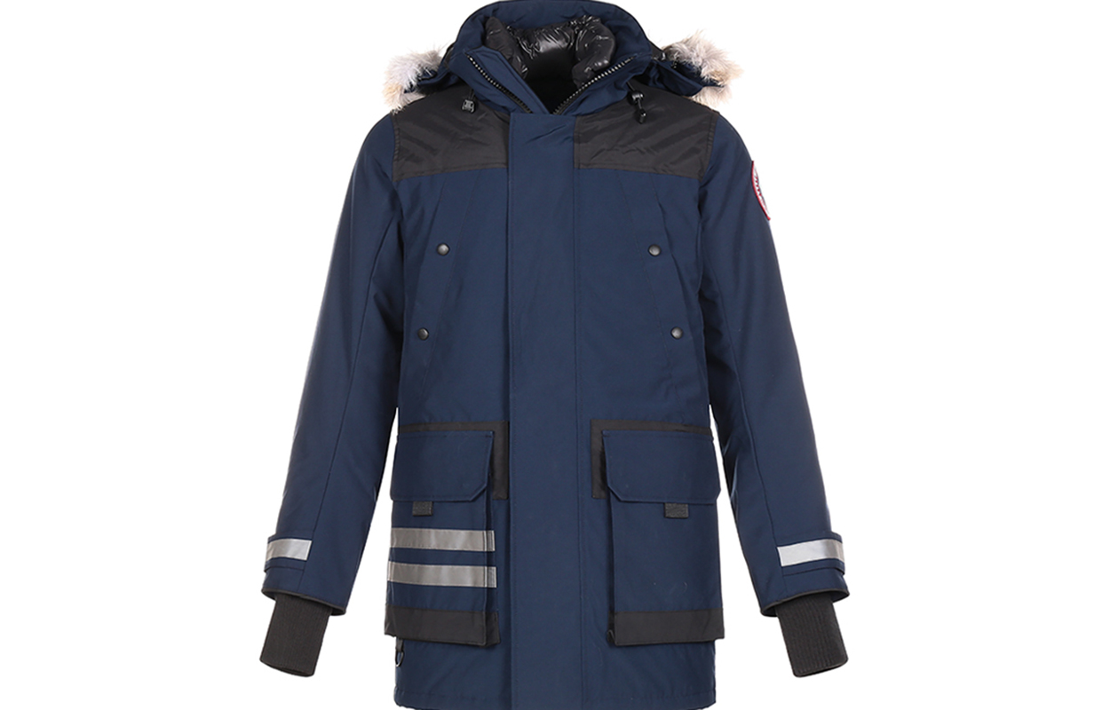 Canada Goose Erickson Parka Navy Solid Hooded Coat 9513M-63