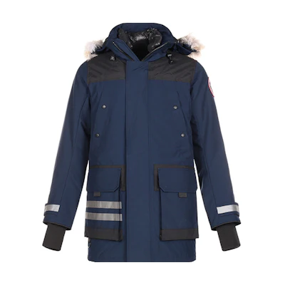 Canada Goose Erickson Parka Navy Solid Hooded Coat 9513M-63